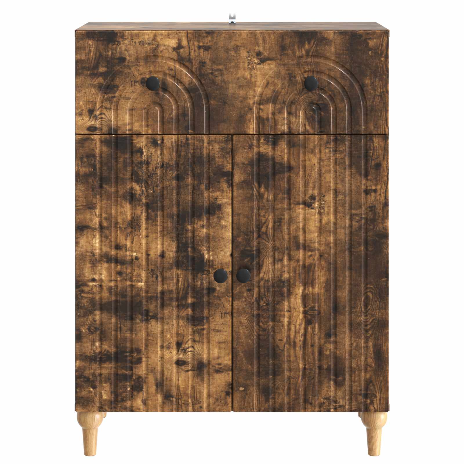 Sideboard Räuchereiche 66 x 34,5 x 90 cm Holzwerkstoff