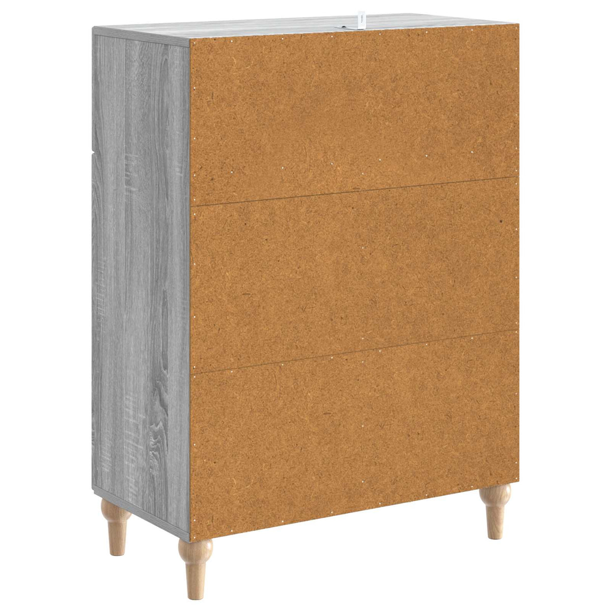 Sideboard Sonoma-Grau 66 x 34,5 x 90 cm Holzwerkstoff