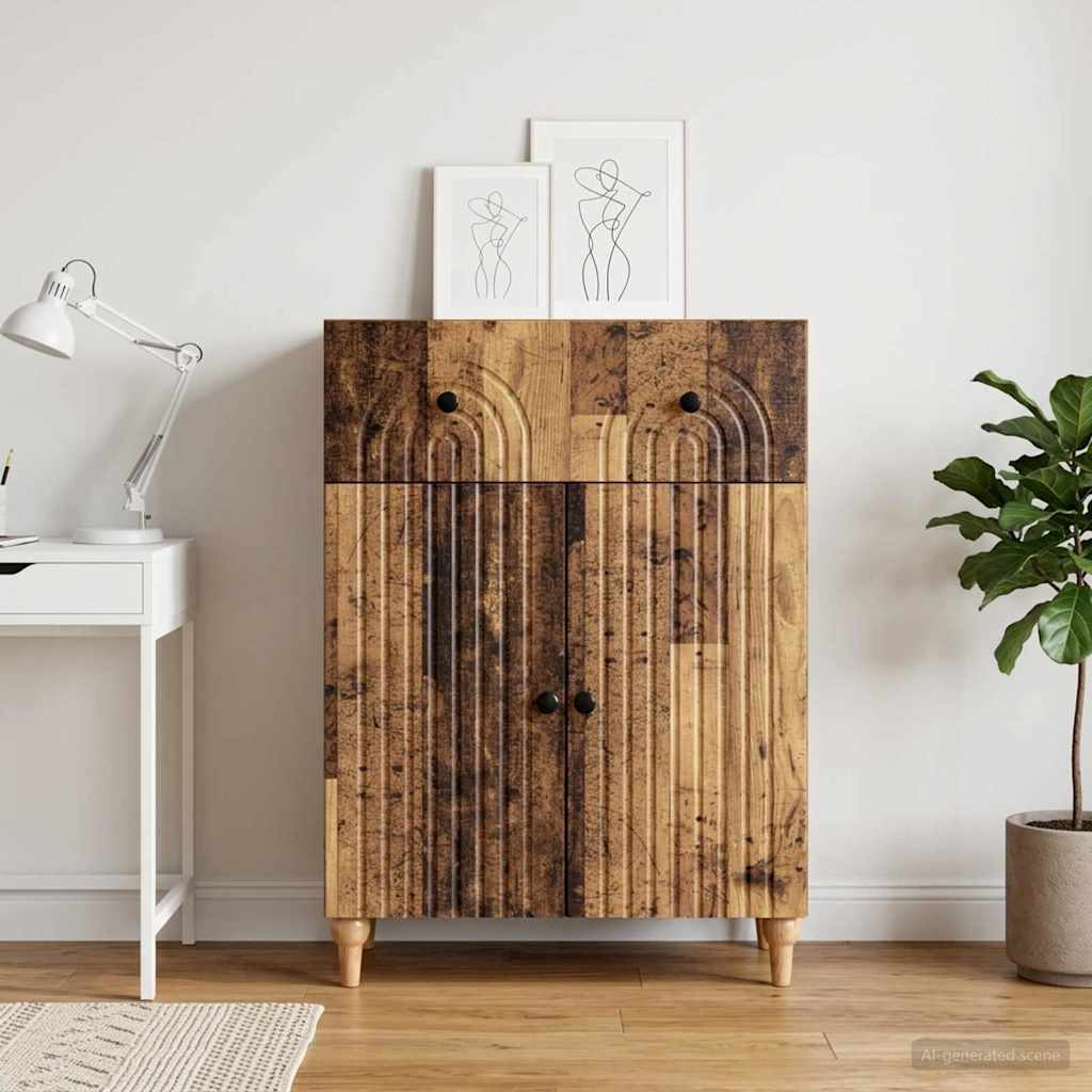 Sideboard Altholz 66 x 34,5 x 90 cm Holzwerkstoff