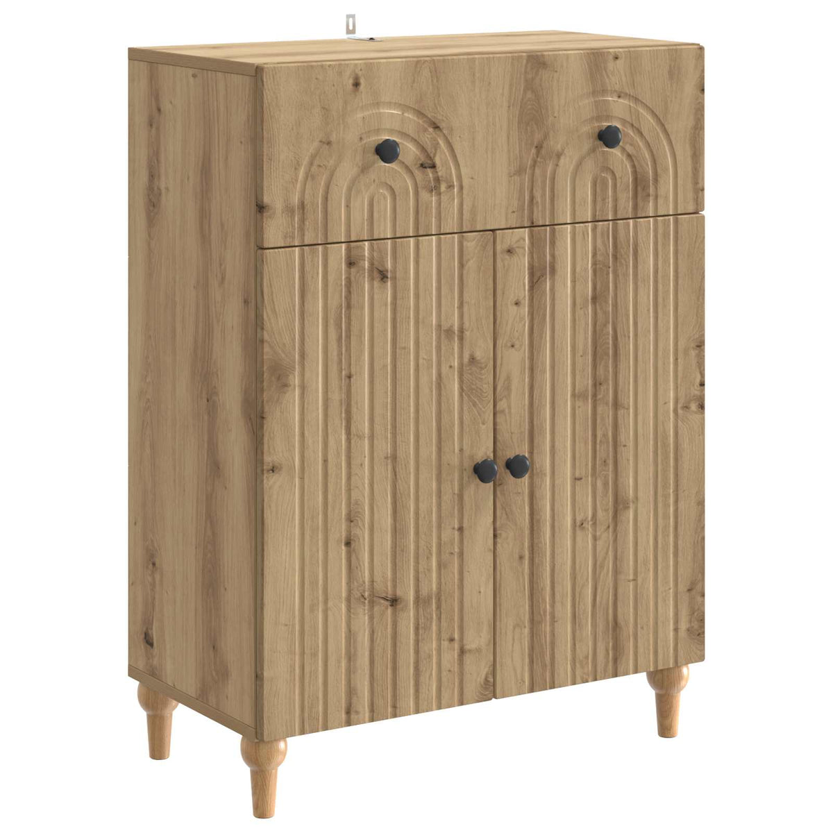 Sideboard Artisan-Eiche 66 x 34,5 x 90 cm Holzwerkstoff
