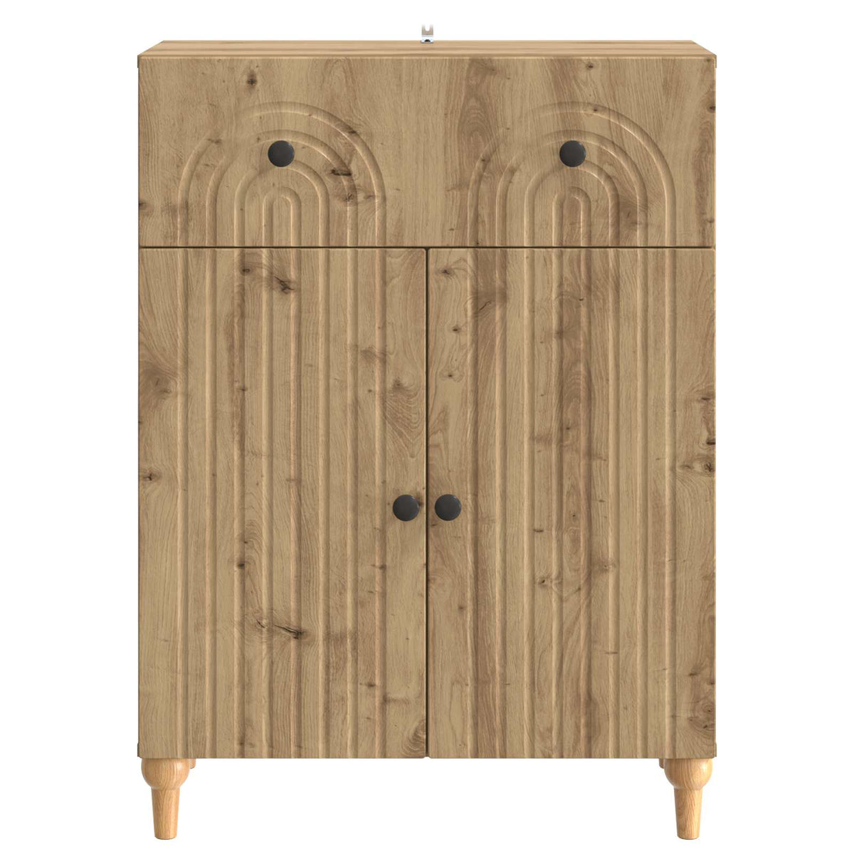 Sideboard Artisan-Eiche 66 x 34,5 x 90 cm Holzwerkstoff