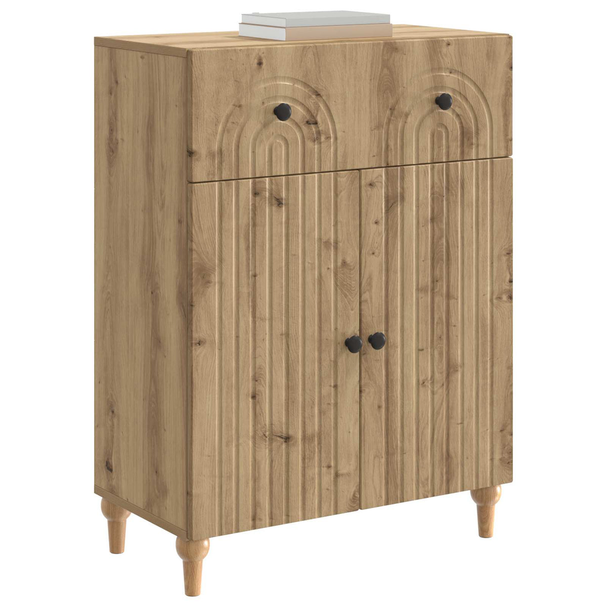 Sideboard Artisan-Eiche 66 x 34,5 x 90 cm Holzwerkstoff