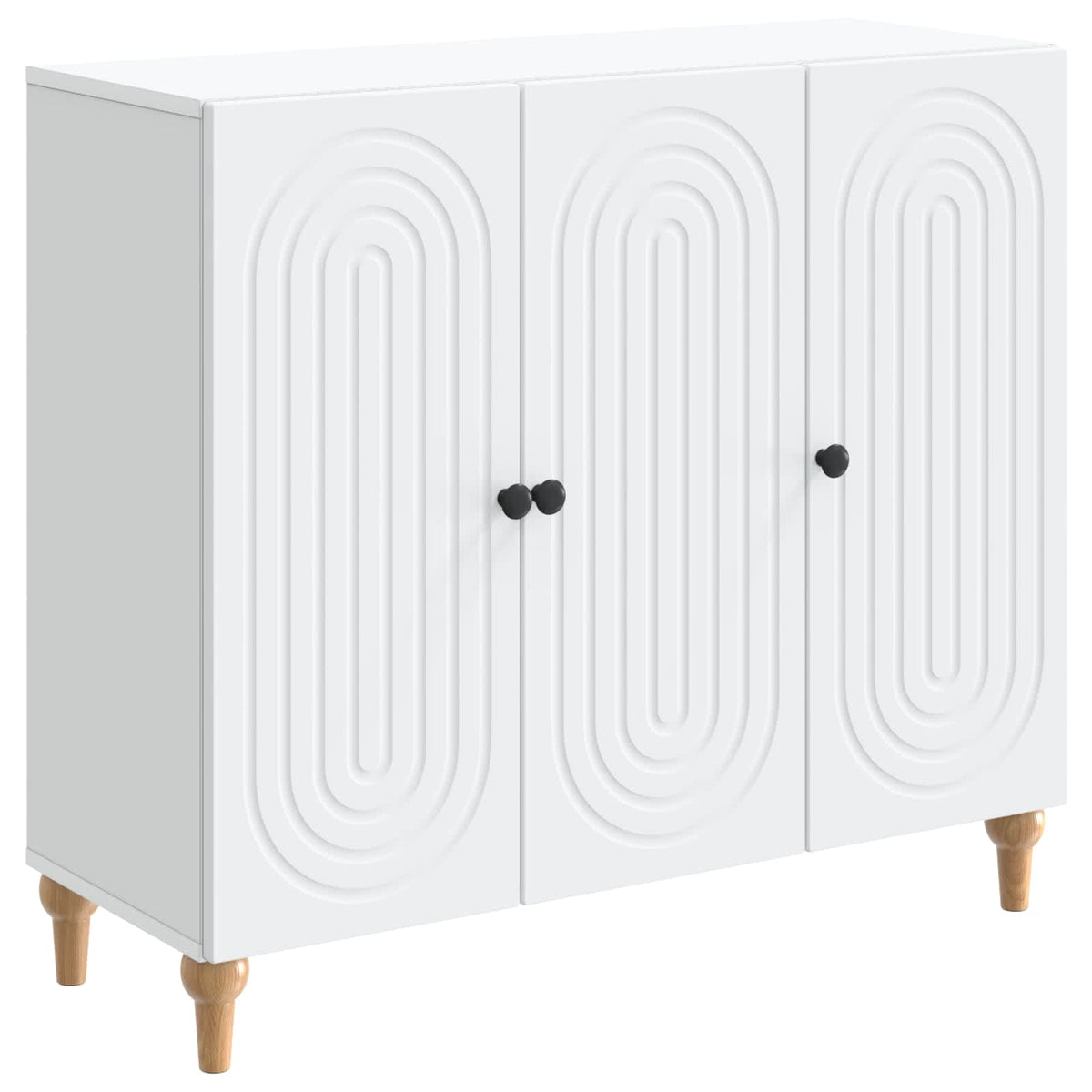 Sideboard Weiß 89 x 34,5 x 80 cm Holzwerkstoff