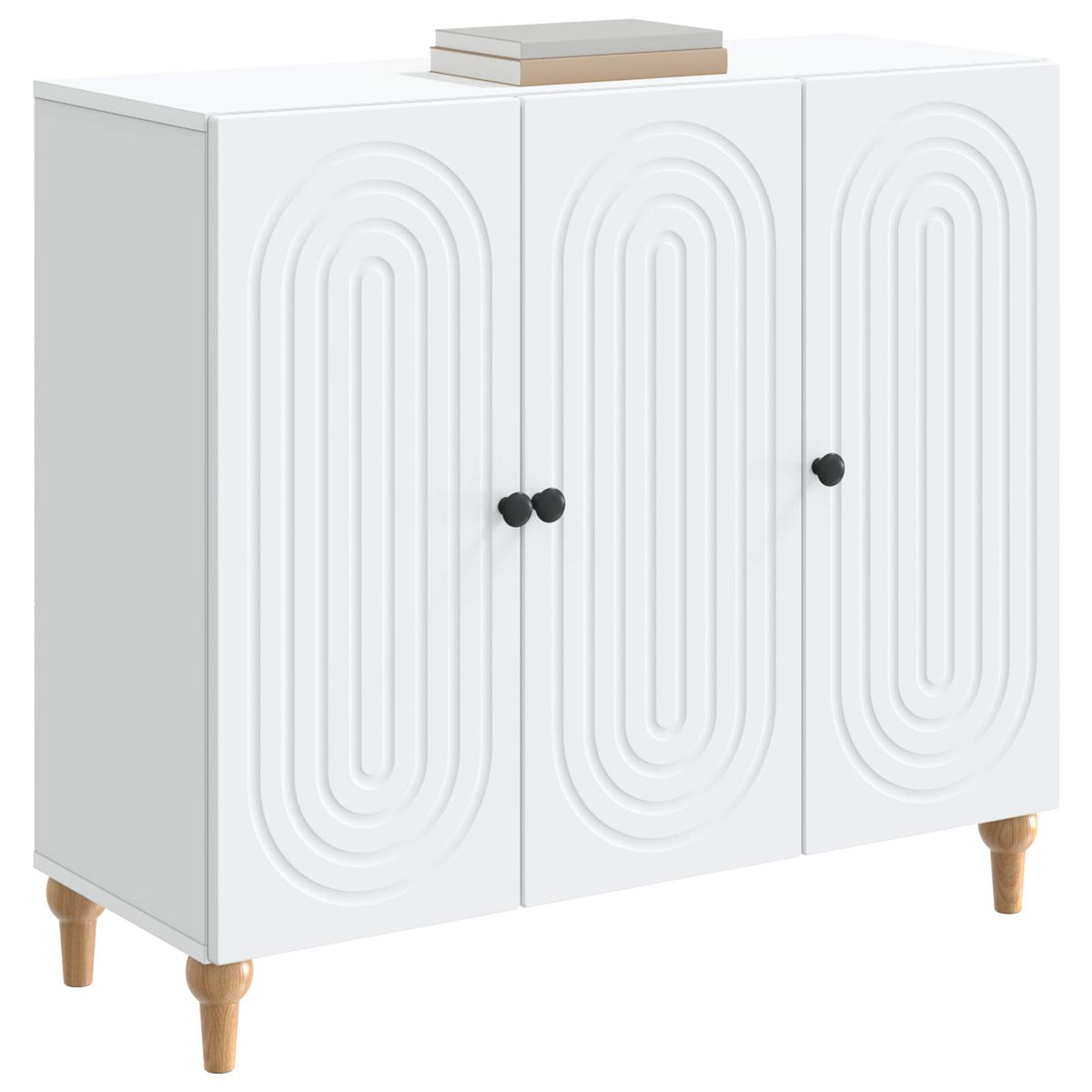 Sideboard Weiß 89 x 34,5 x 80 cm Holzwerkstoff