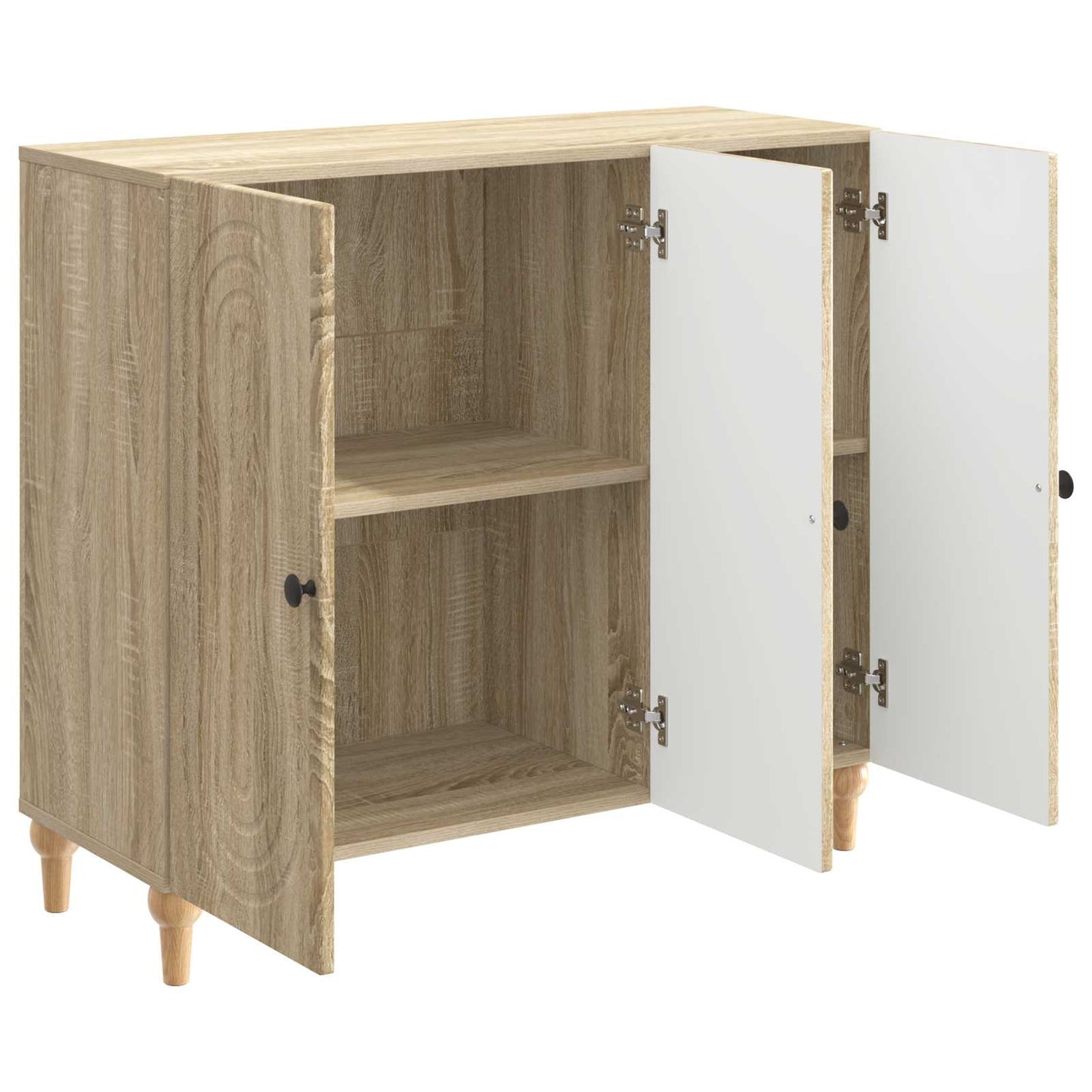 Sideboard Sonoma-Eiche 89 x 34,5 x 80 cm Holzwerkstoff