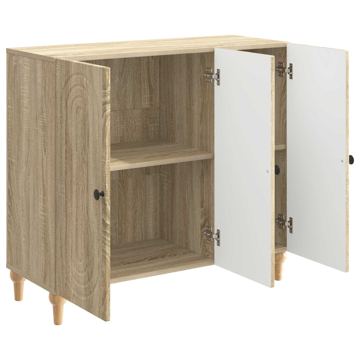 Sideboard Sonoma-Eiche 89 x 34,5 x 80 cm Holzwerkstoff