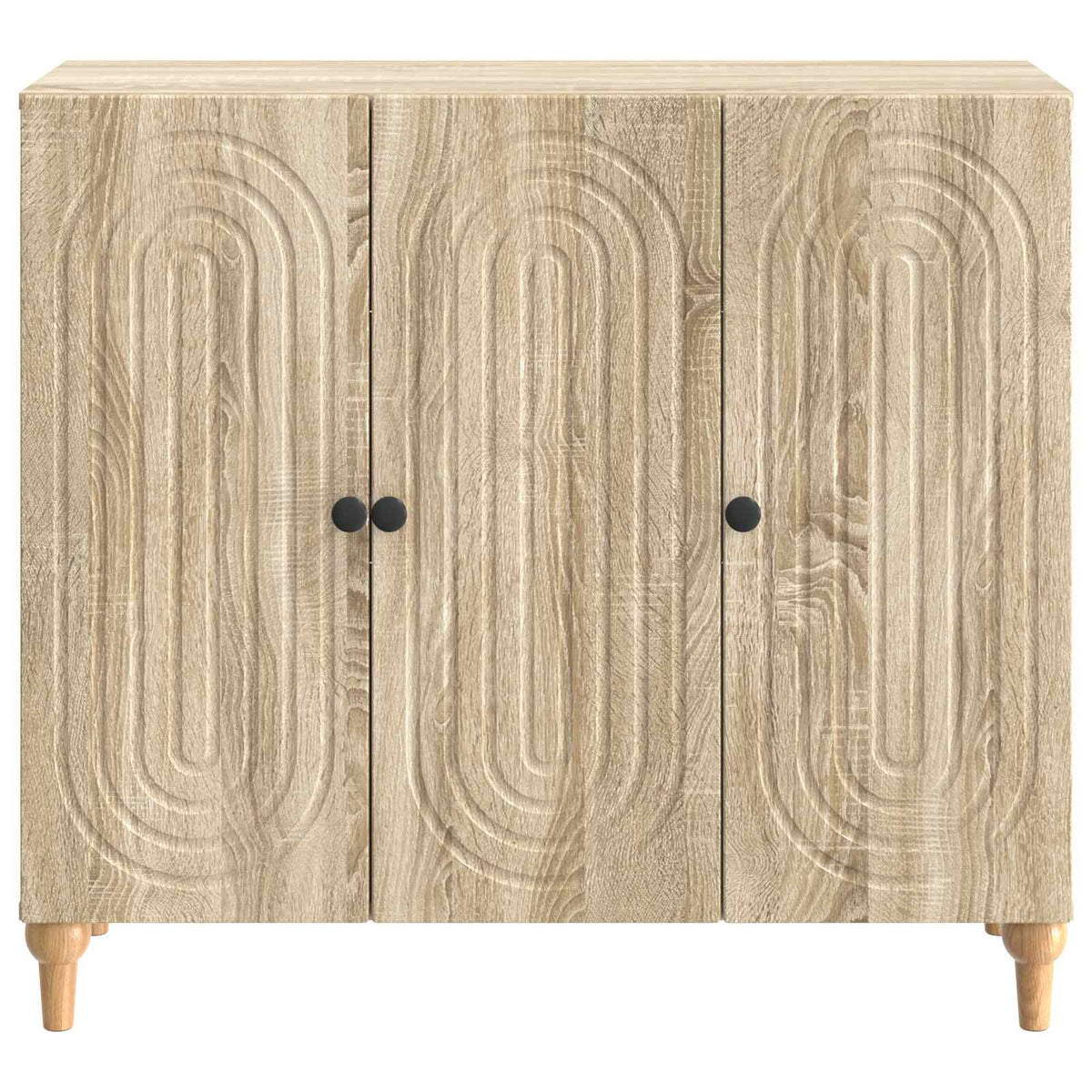 Sideboard Sonoma-Eiche 89 x 34,5 x 80 cm Holzwerkstoff
