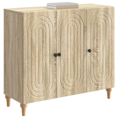 Sideboard Sonoma-Eiche 89 x 34,5 x 80 cm Holzwerkstoff