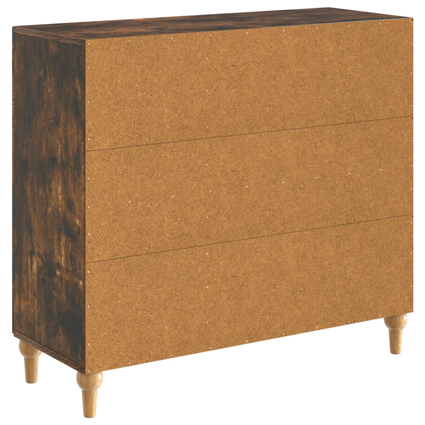 Sideboard Räuchereiche 89 x 34,5 x 80 cm Holzwerkstoff