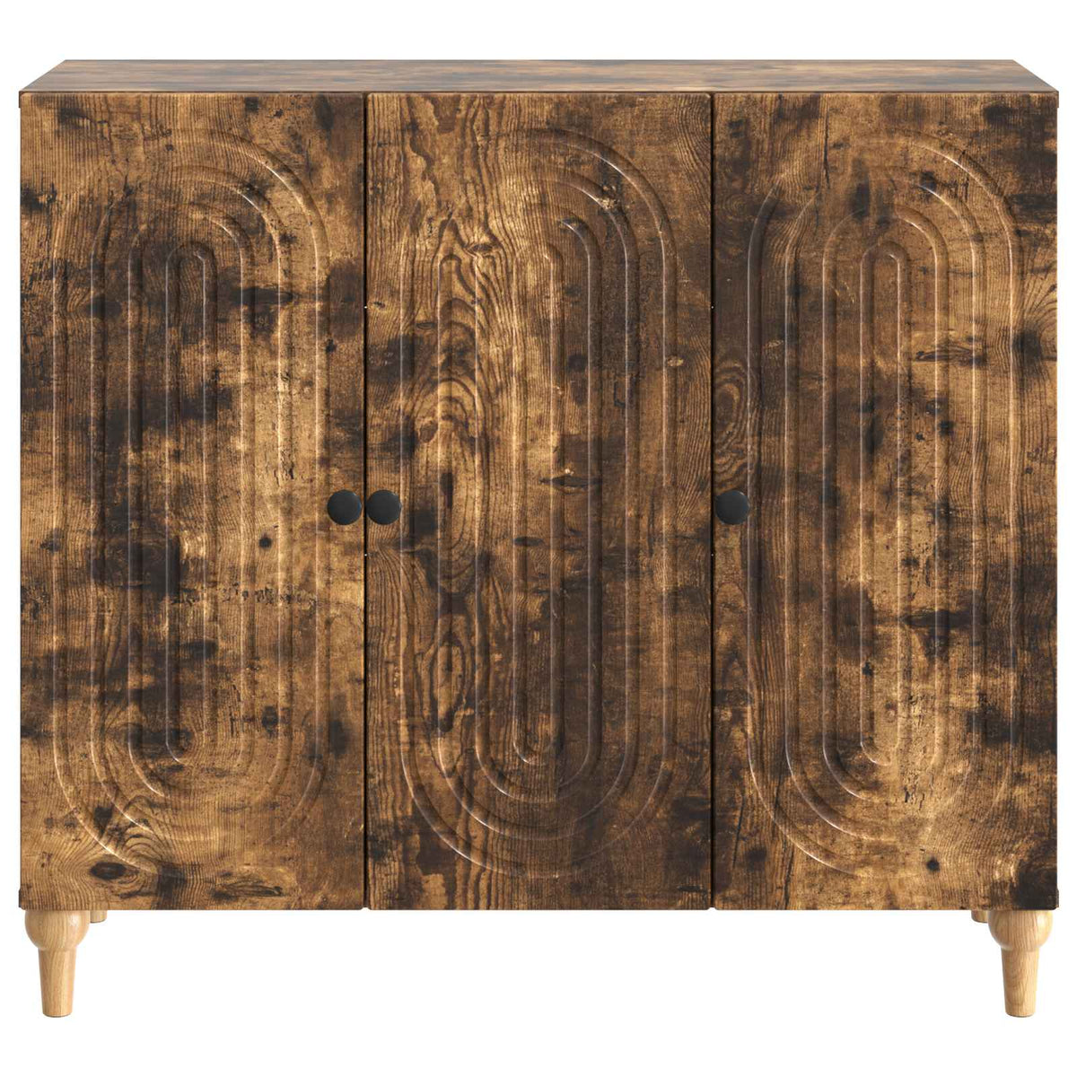 Sideboard Räuchereiche 89 x 34,5 x 80 cm Holzwerkstoff