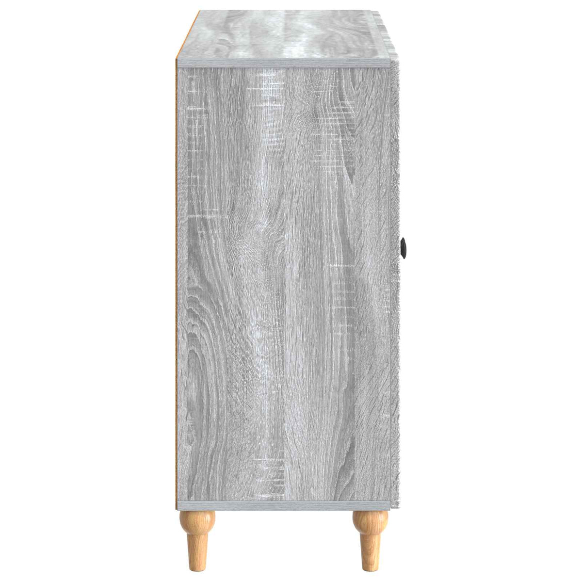 Sideboard Sonoma-Grau 89 x 34,5 x 80 cm Holzwerkstoff