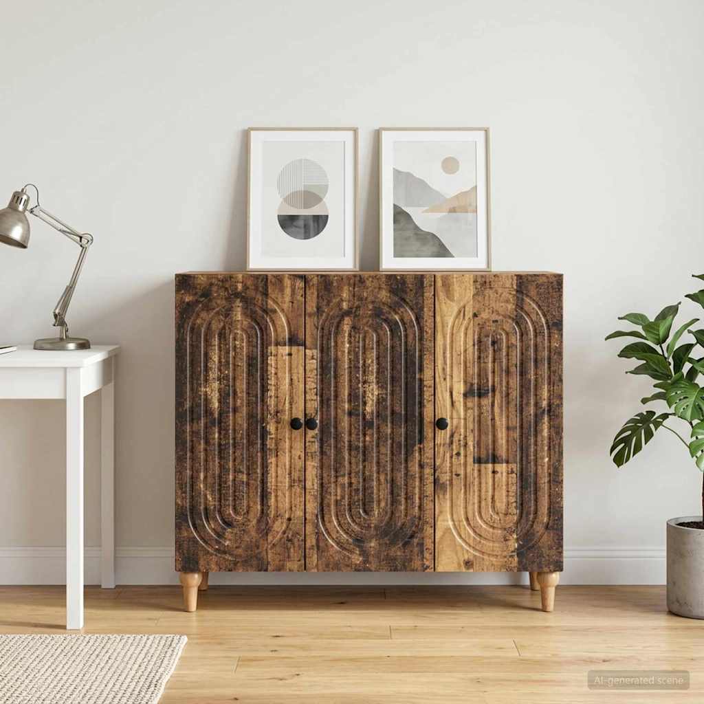 Sideboard Altholz 89 x 34,5 x 80 cm Holzwerkstoff