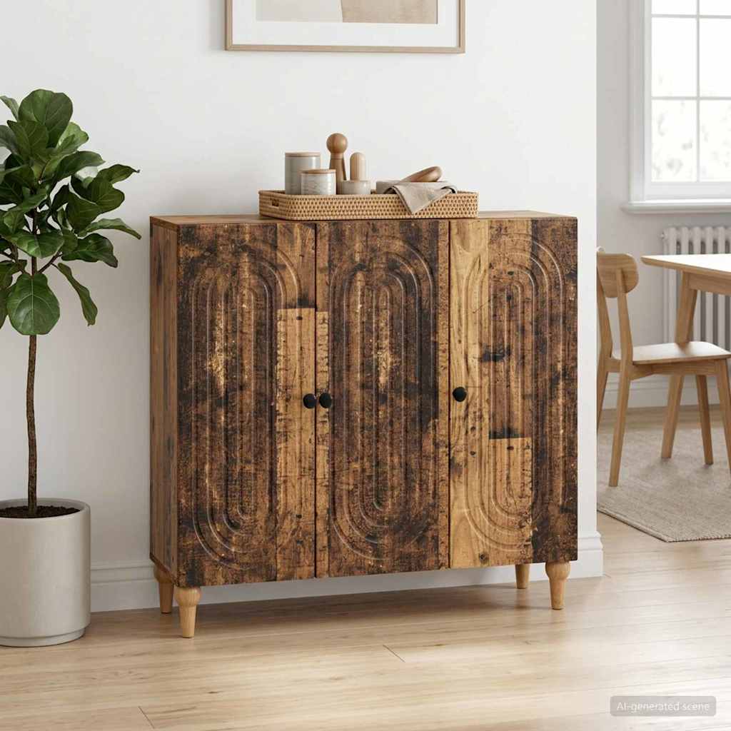 Sideboard Altholz 89 x 34,5 x 80 cm Holzwerkstoff