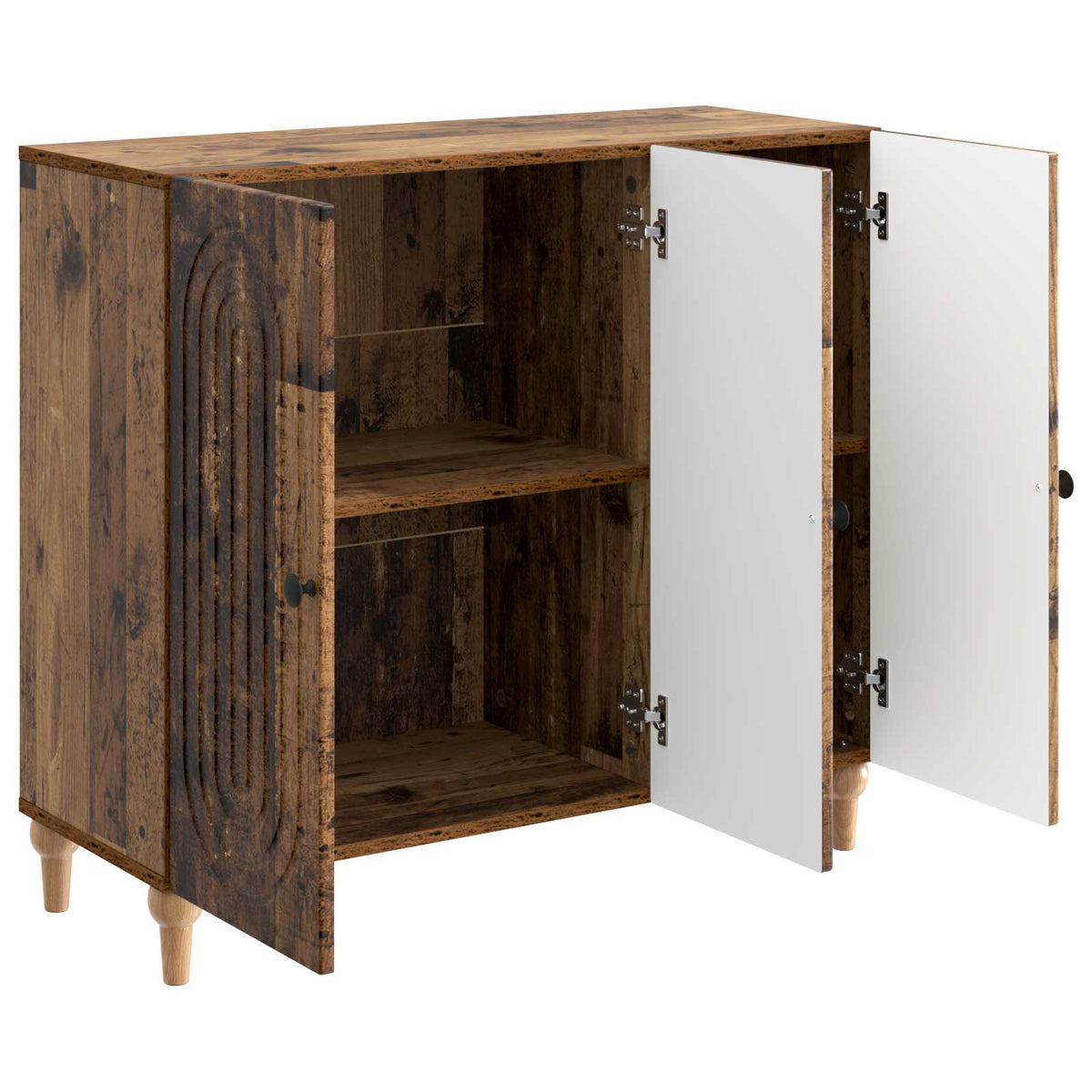 Sideboard Altholz 89 x 34,5 x 80 cm Holzwerkstoff