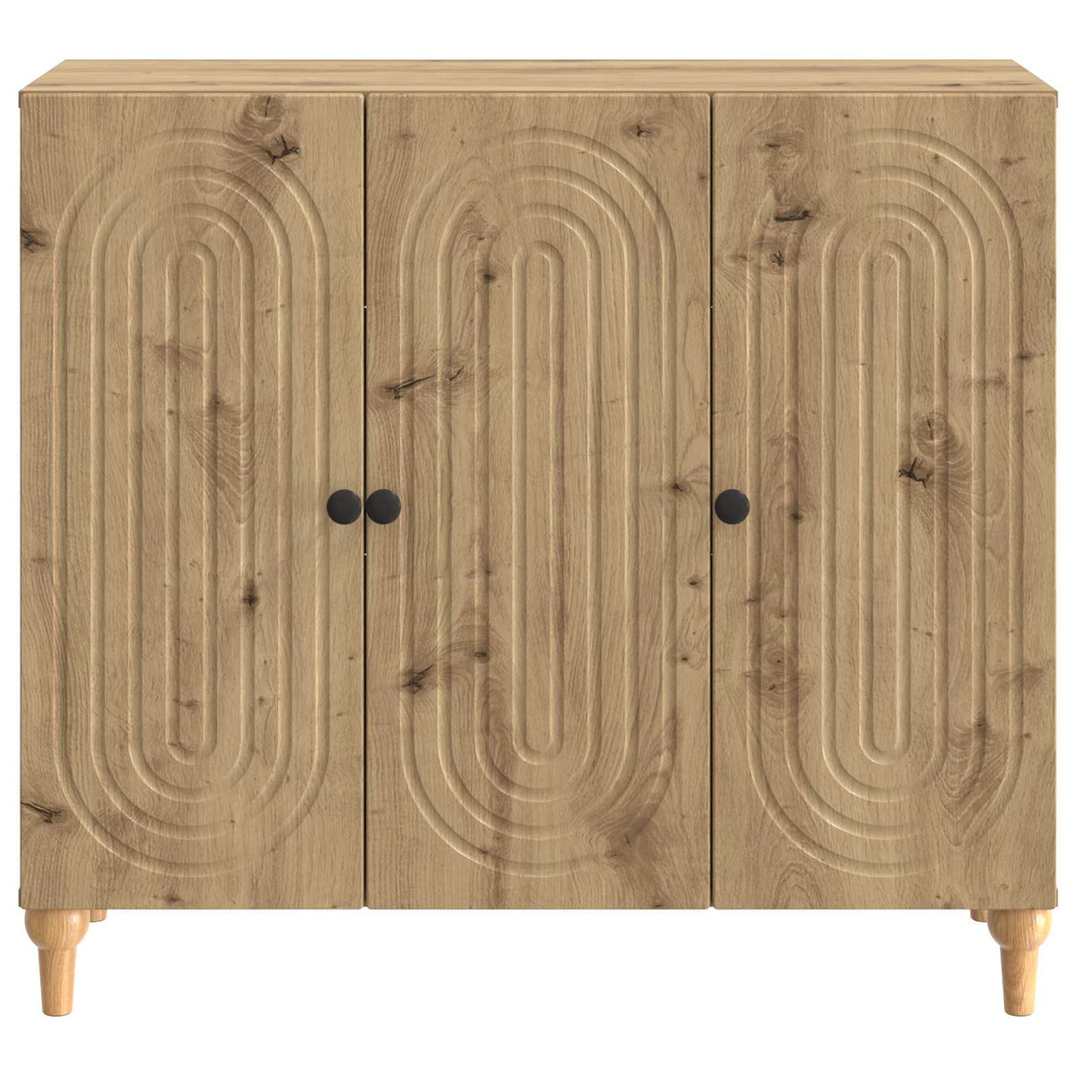 Sideboard Artisan-Eiche 89 x 34,5 x 80 cm Holzwerkstoff