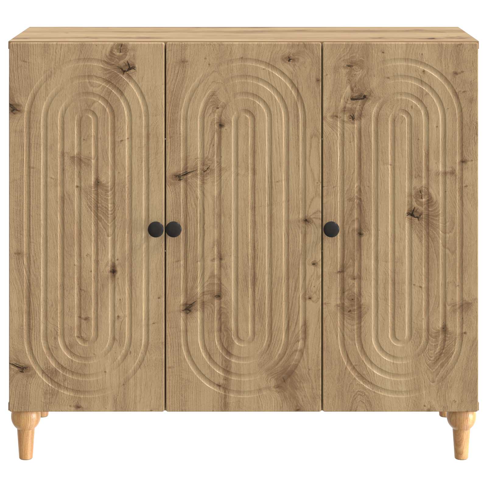 Sideboard Artisan-Eiche 89 x 34,5 x 80 cm Holzwerkstoff