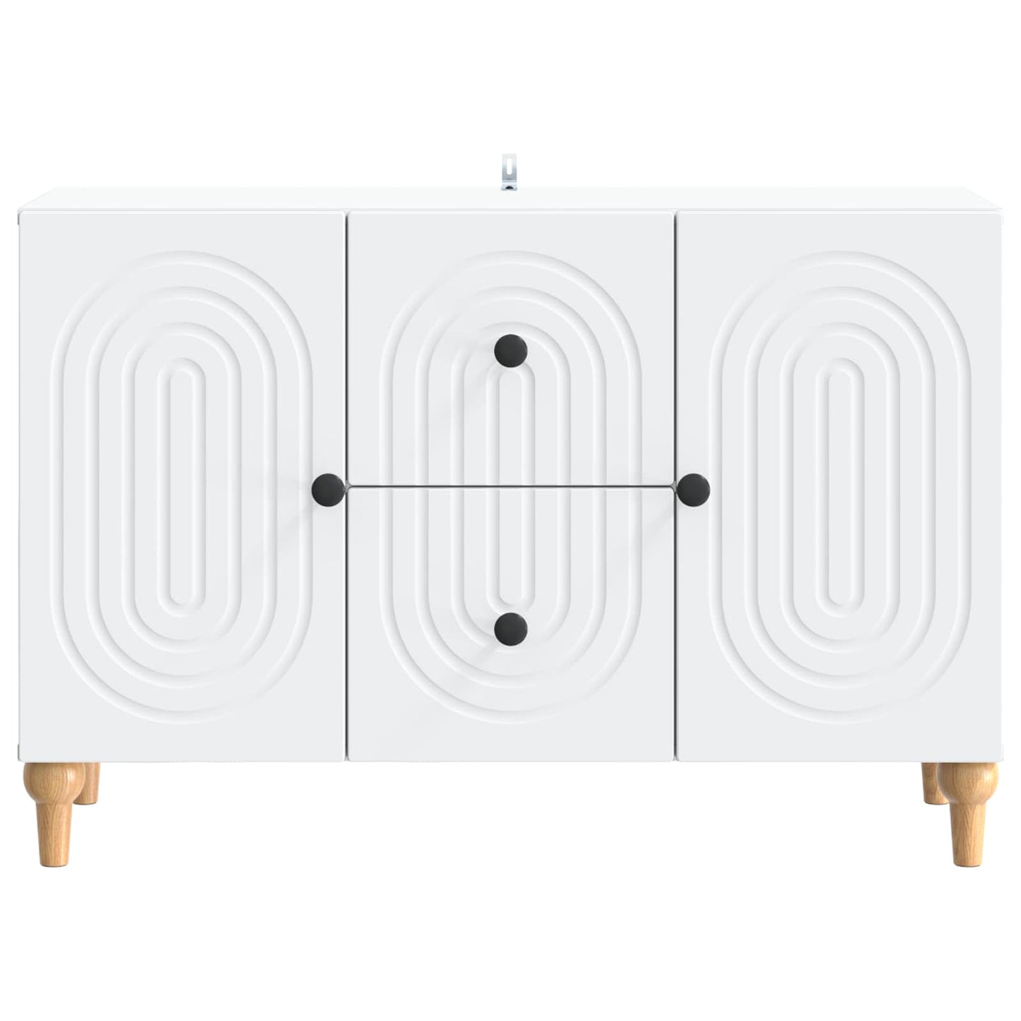 TV-Schränk mit Schubladen Weiß 89 x 34,5 x 60 cm Holzwerkstoff
