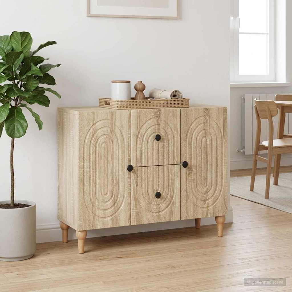 TV-Schränk Sonoma-Eiche 89 x 34,5 x 60 cm Holzwerkstoff