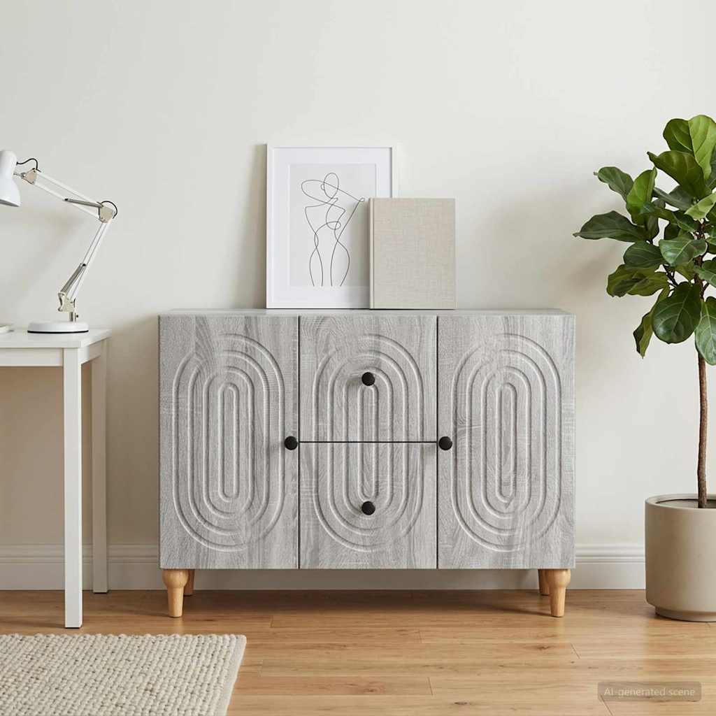 TV-Schränk Graues Sonoma 89 x 34,5 x 60 cm Holzwerkstoff