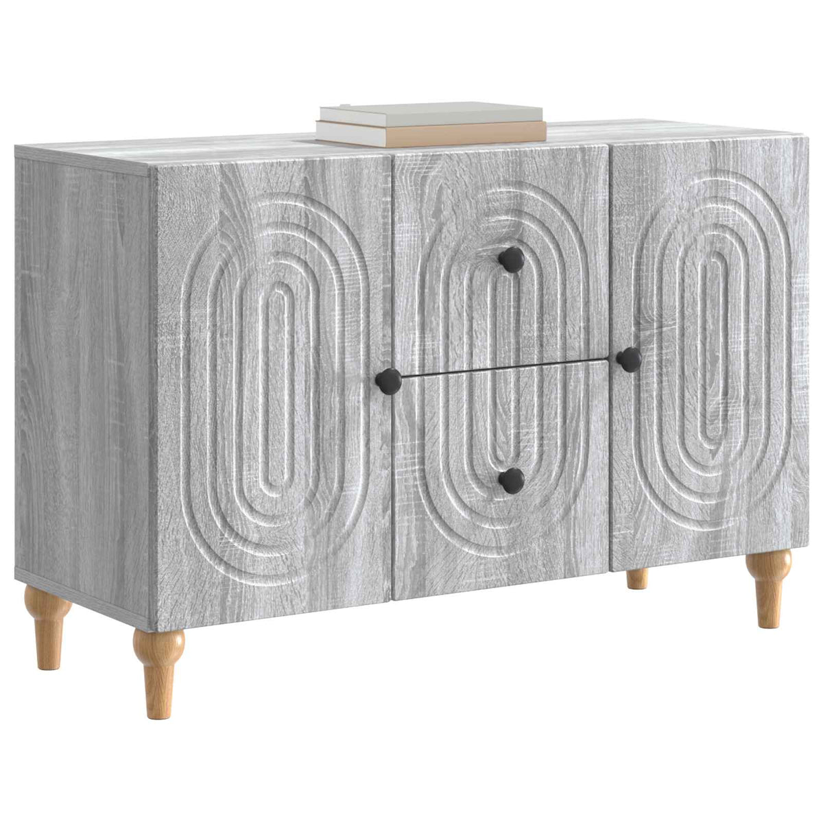 TV-Schränk Graues Sonoma 89 x 34,5 x 60 cm Holzwerkstoff