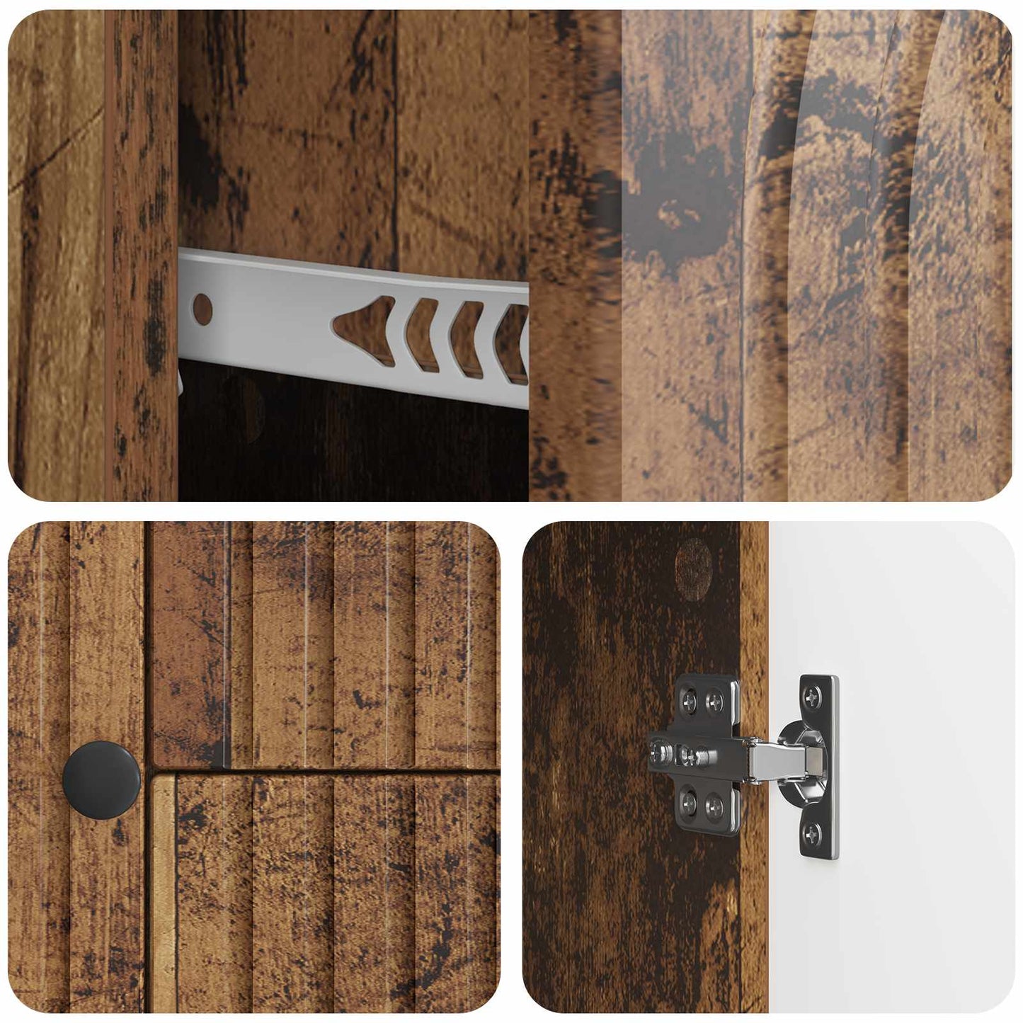 TV-Schränk Altholz 89 x 34,5 x 60 cm Holzwerkstoff