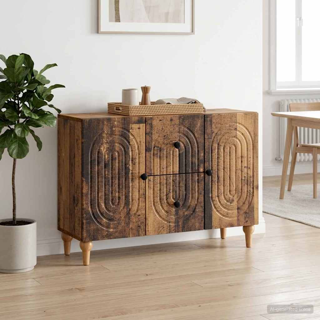 TV-Schränk Altholz 89 x 34,5 x 60 cm Holzwerkstoff