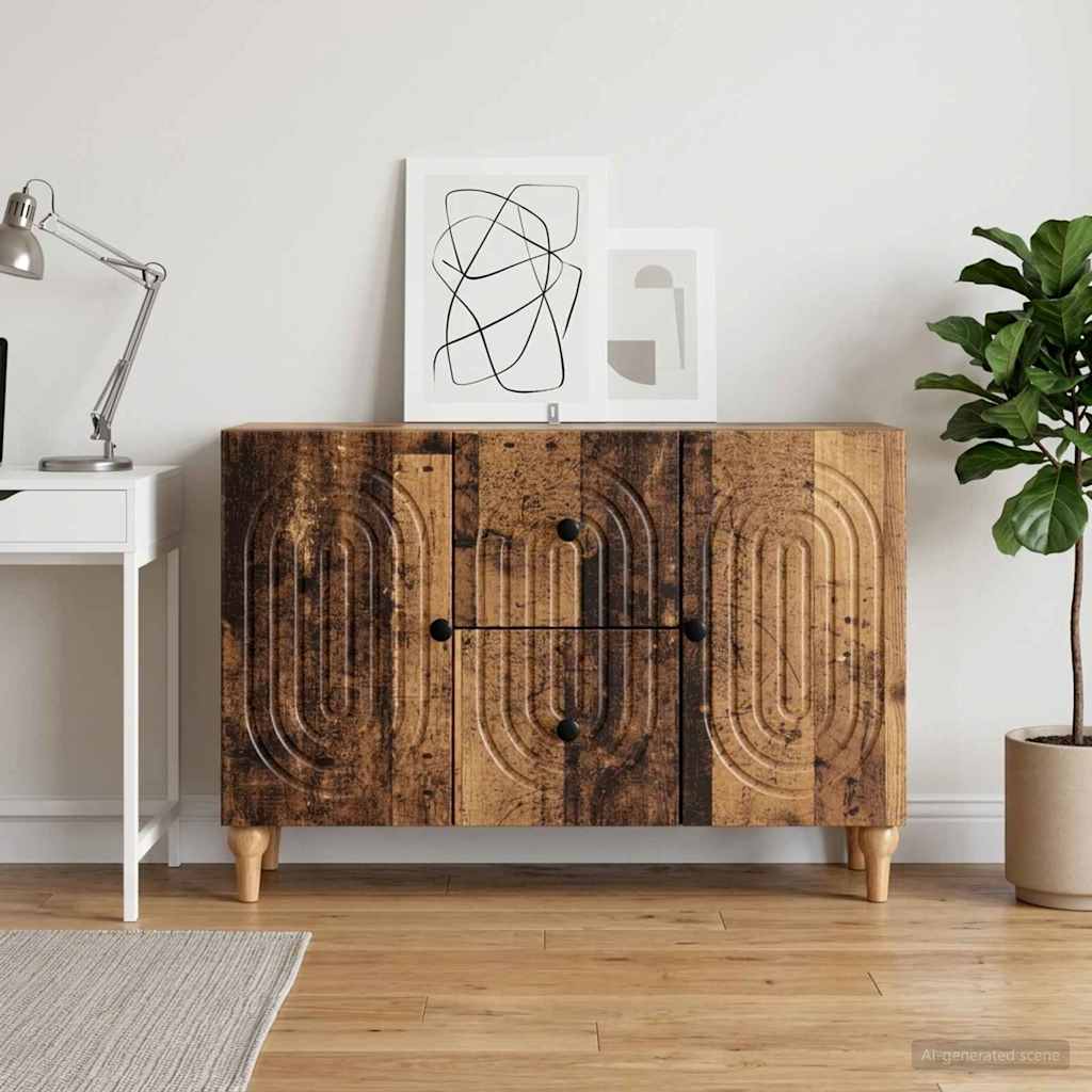 TV-Schränk Altholz 89 x 34,5 x 60 cm Holzwerkstoff