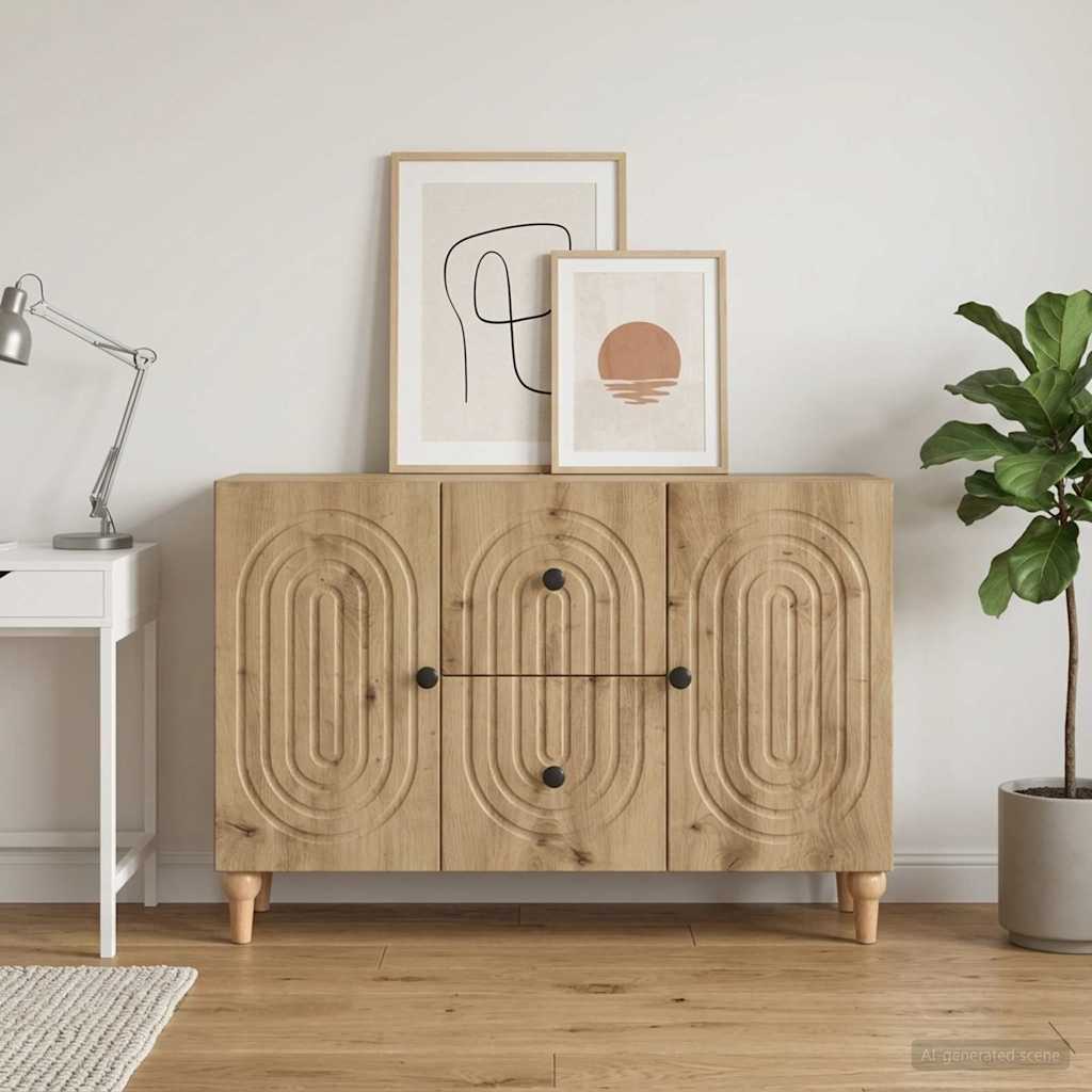 TV-Schränk Artisan-Eiche 89 x 34,5 x 60 cm Holzwerkstoff