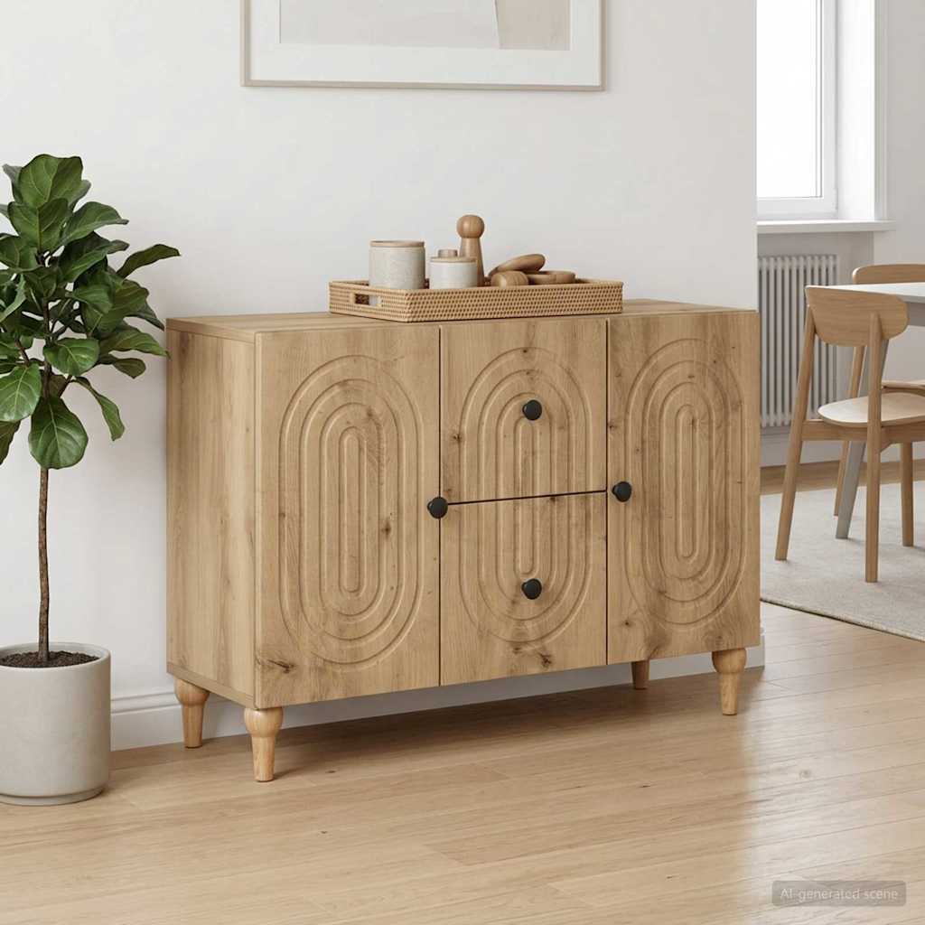 TV-Schränk Artisan-Eiche 89 x 34,5 x 60 cm Holzwerkstoff