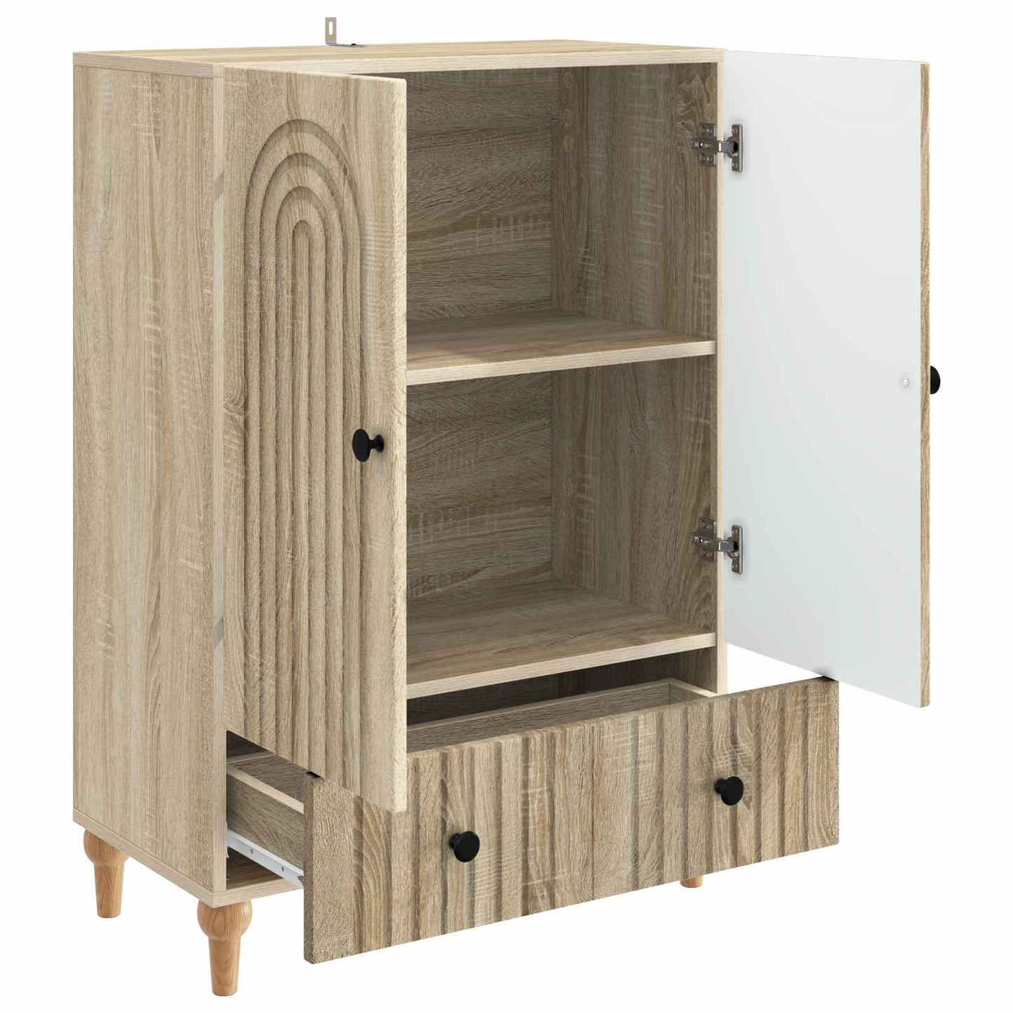 Sideboard Sonoma-Eiche 66 x 34,5 x 95 cm Holzwerkstoff