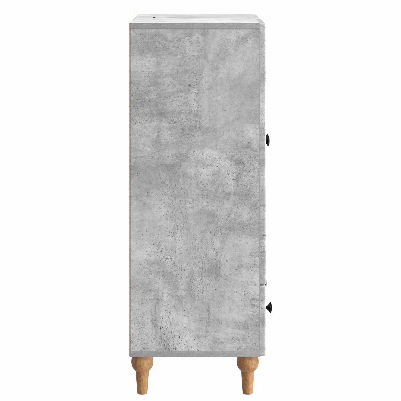 Sideboard Betongrau 66 x 34,5 x 95 cm Holzwerkstoff