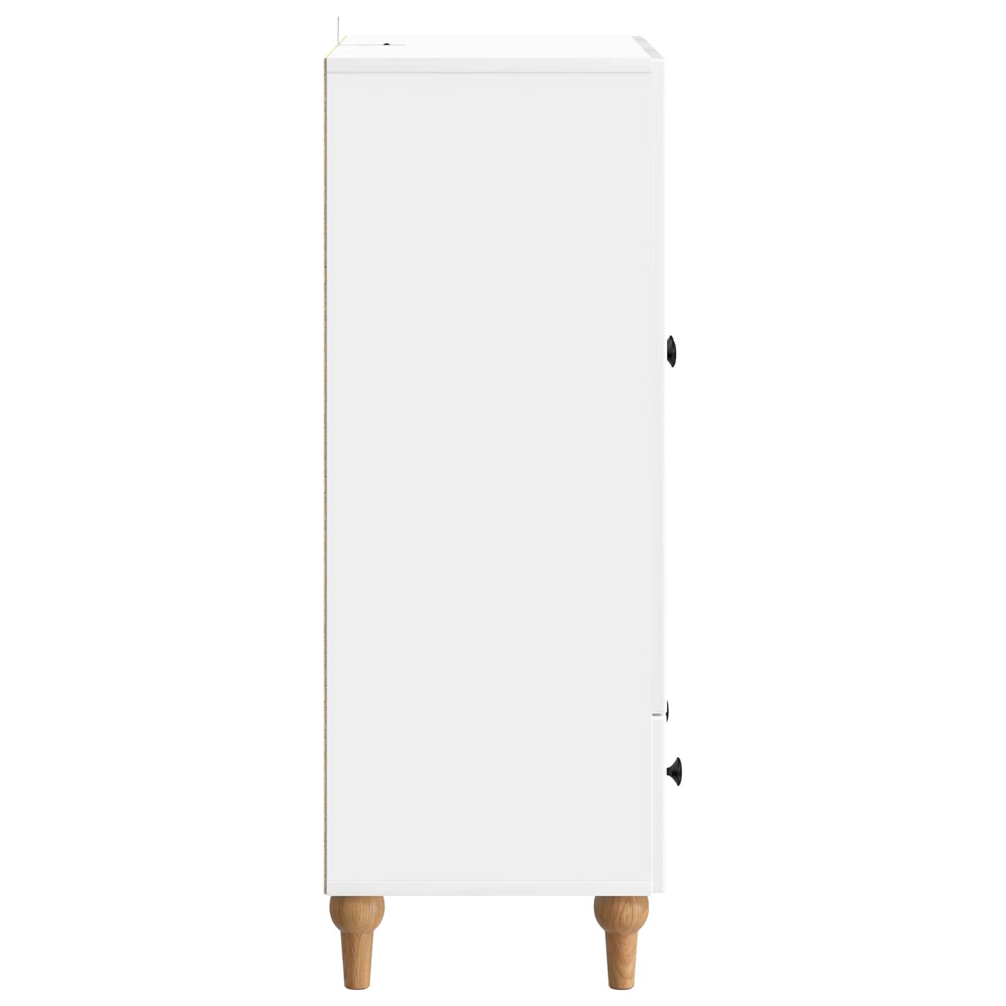 Sideboard Hochglanz Weiß 66 x 34,5 x 95 cm Holzwerkstoff