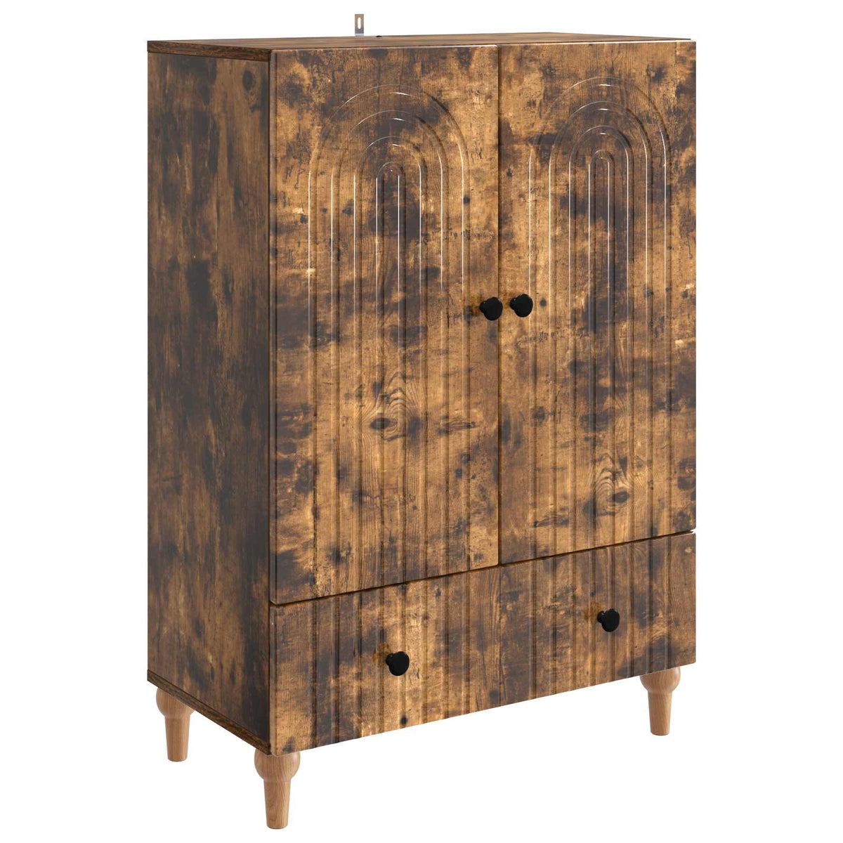 Sideboard Räuchereiche 66 x 34,5 x 95 cm Holzwerkstoff