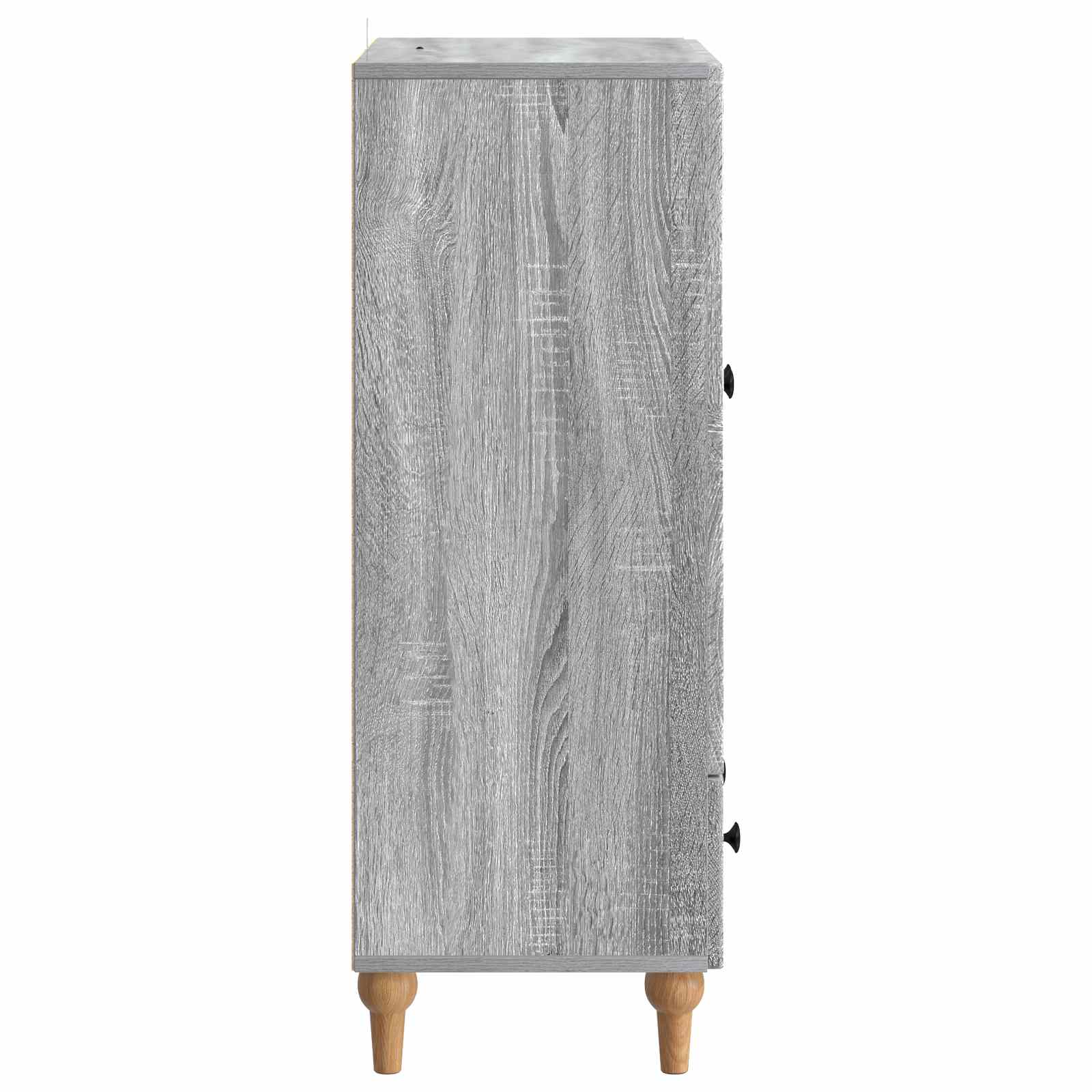 Sideboard Sonoma-Grau 66 x 34,5 x 95 cm Holzwerkstoff