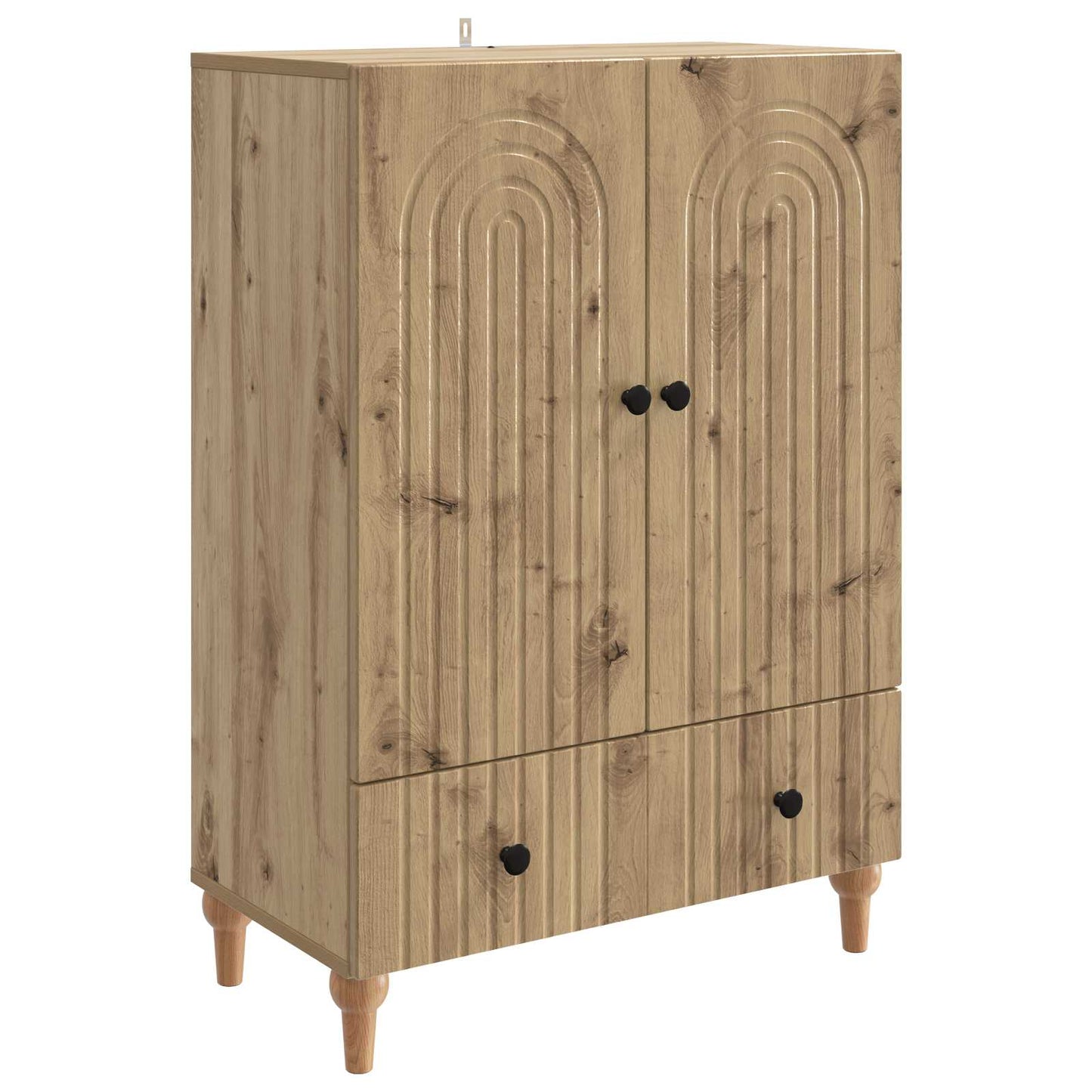 Sideboard Artisan-Eiche 66 x 34,5 x 95 cm Holzwerkstoff