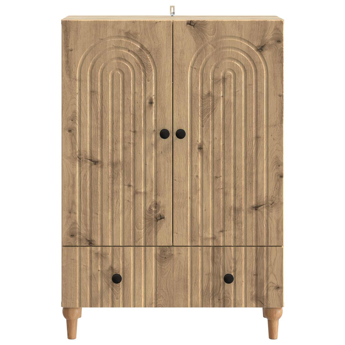 Sideboard Artisan-Eiche 66 x 34,5 x 95 cm Holzwerkstoff