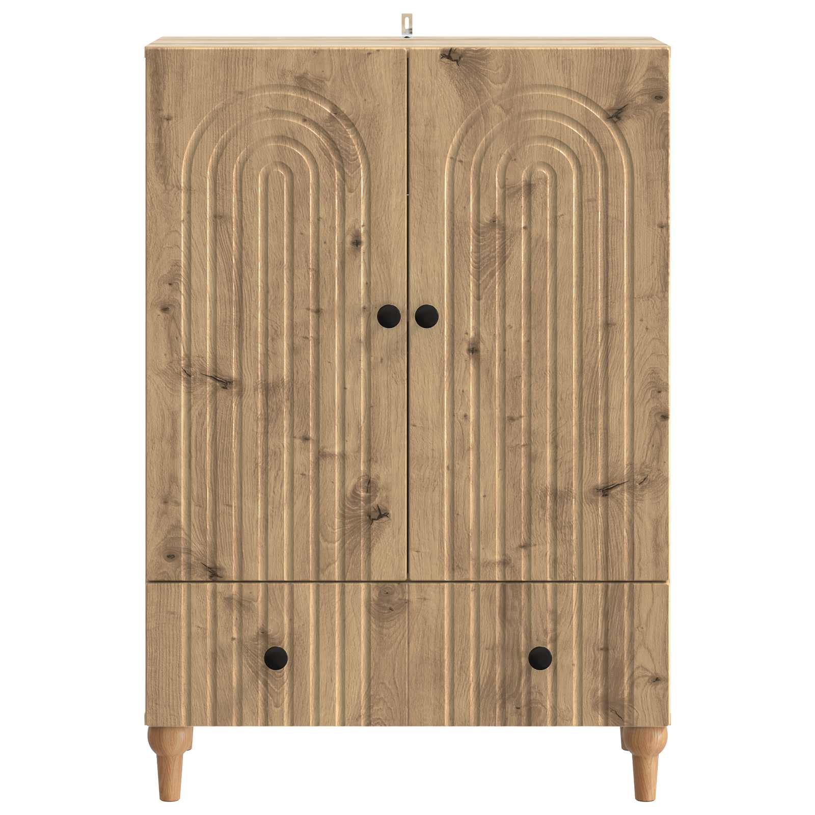 Sideboard Artisan-Eiche 66 x 34,5 x 95 cm Holzwerkstoff
