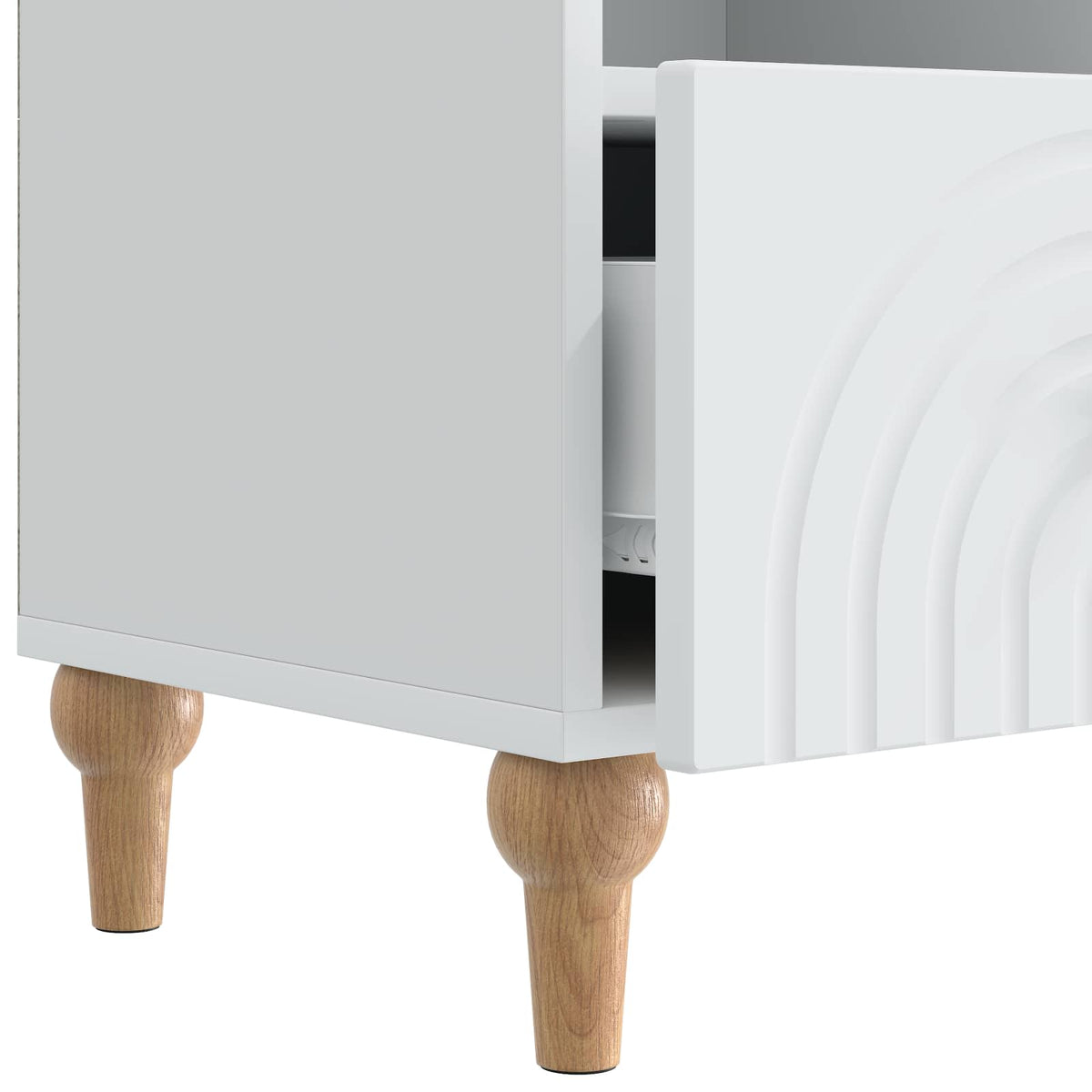 TV-Schränk Weiß 102 x 34,5 x 50 cm Holzwerkstoff