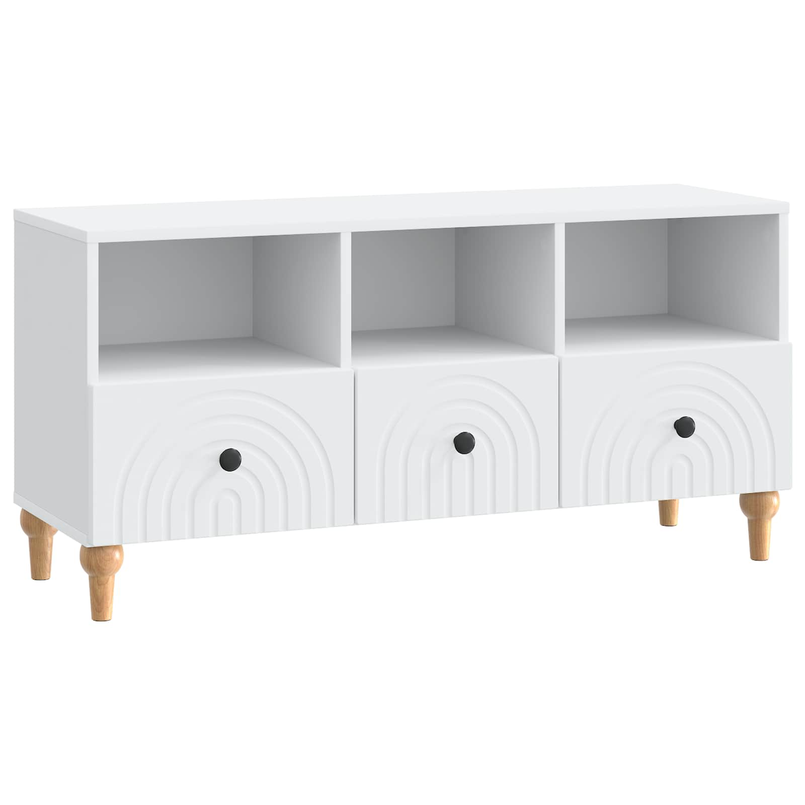 TV-Schränk Weiß 102 x 34,5 x 50 cm Holzwerkstoff