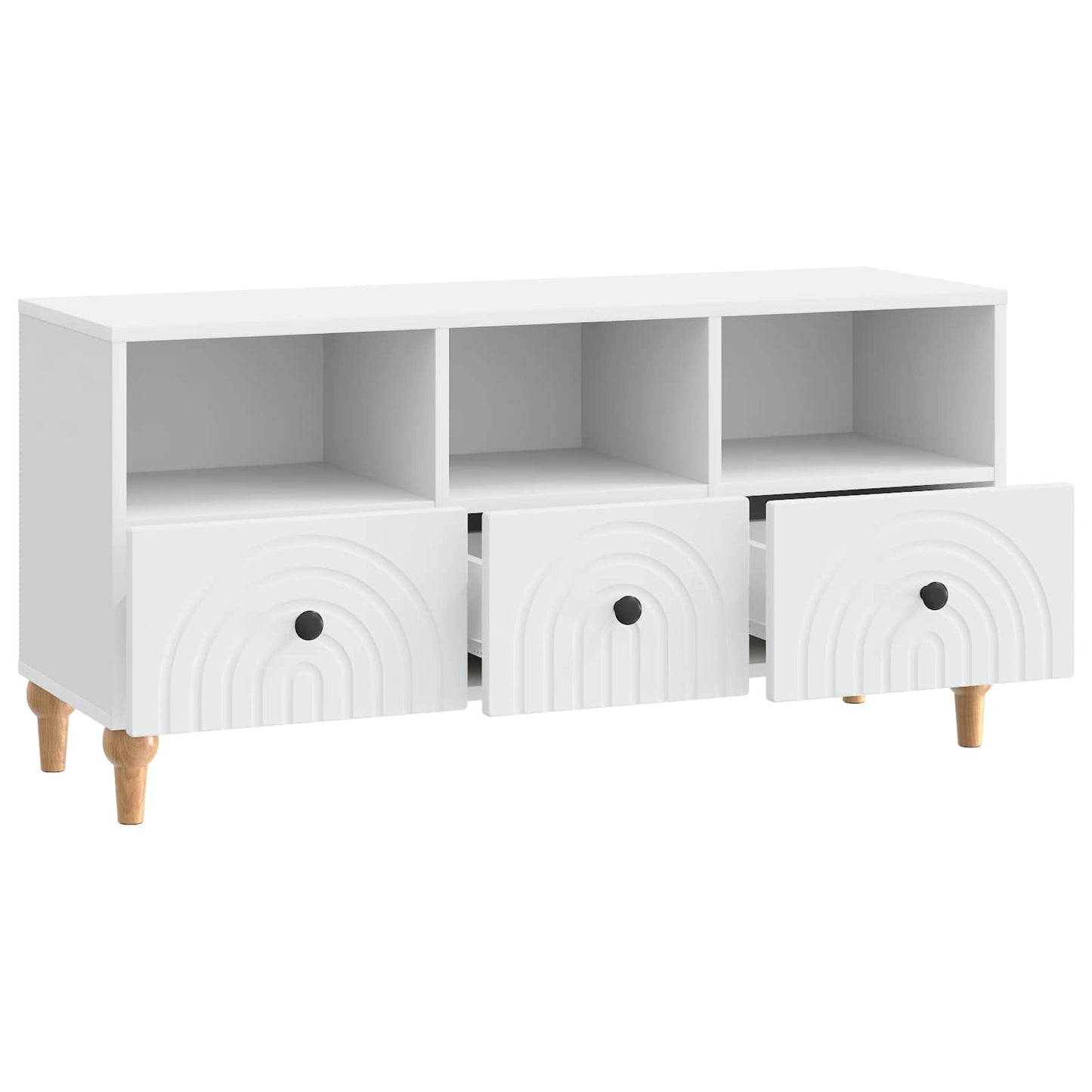 TV-Schränk Weiß 102 x 34,5 x 50 cm Holzwerkstoff