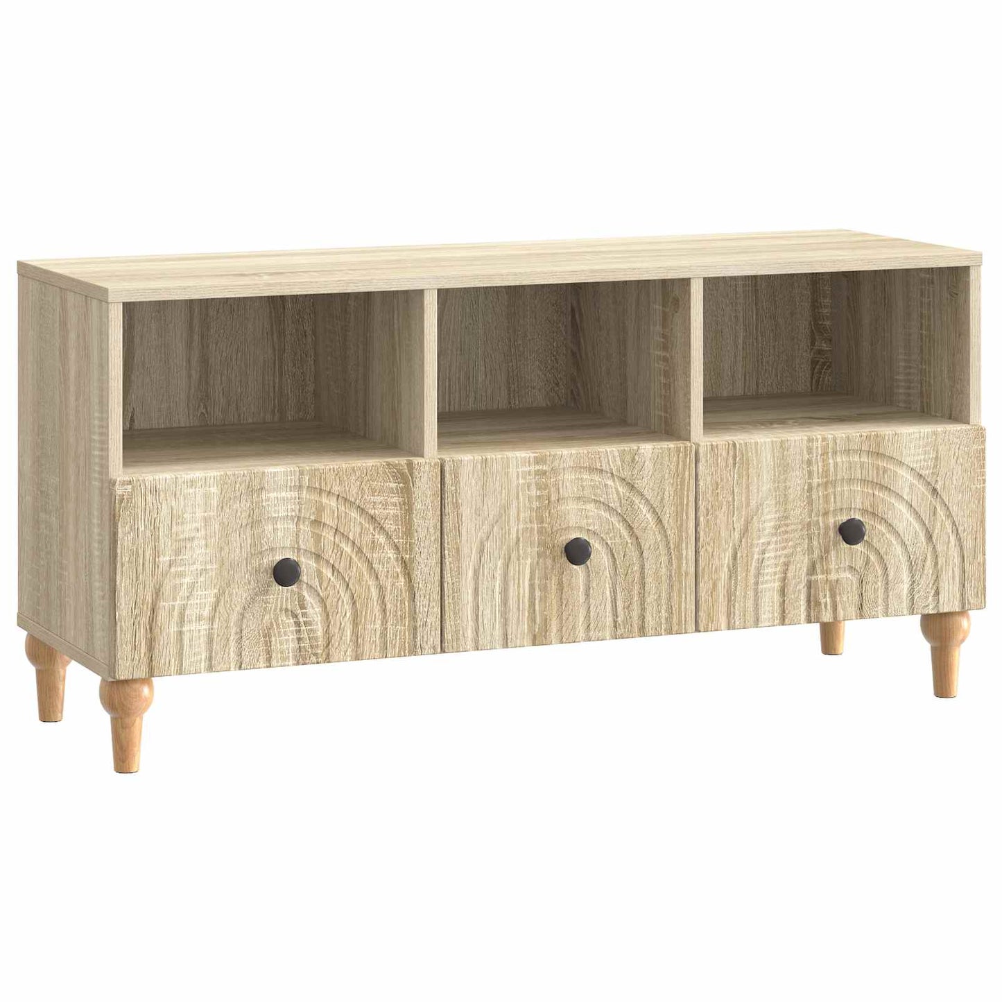 TV-Schränk 102 x 34,5 x 50 cm Sonoma-Eiche Holzwerkstoff