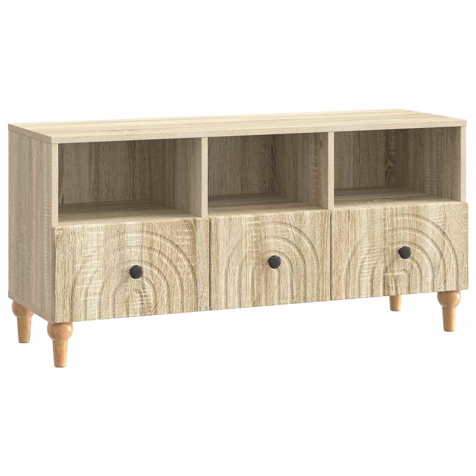 TV-Schränk 102 x 34,5 x 50 cm Sonoma-Eiche Holzwerkstoff
