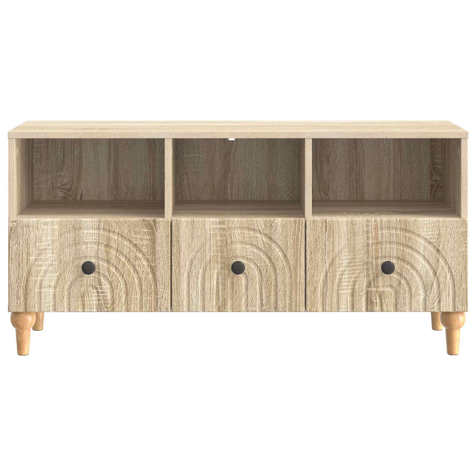 TV-Schränk 102 x 34,5 x 50 cm Sonoma-Eiche Holzwerkstoff