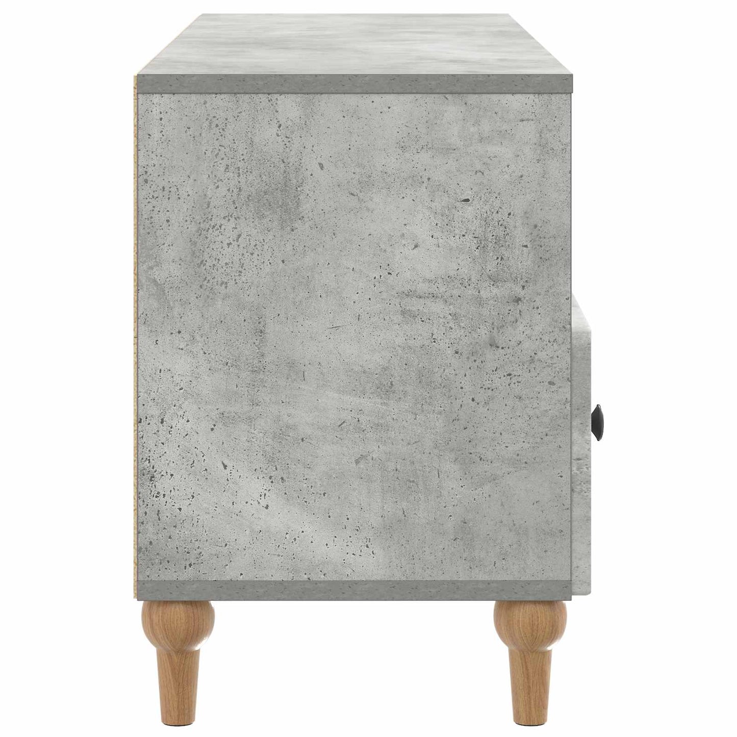 TV-Schränk 102 x 34,5 x 50 cm Betongrau Holzwerkstoff