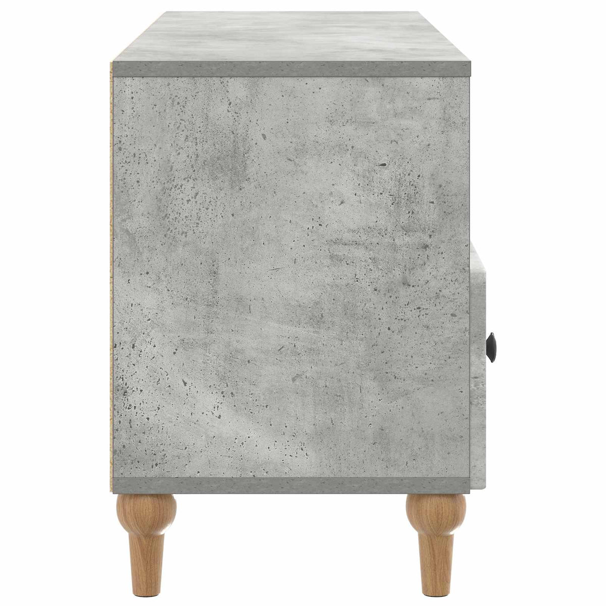 TV-Schränk 102 x 34,5 x 50 cm Betongrau Holzwerkstoff