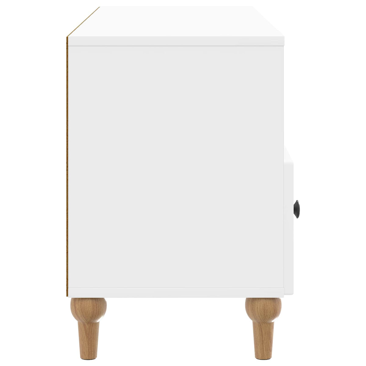 TV-Schränk 102 x 34,5 x 50 cm Hochglanz Weiß Holzwerkstoff