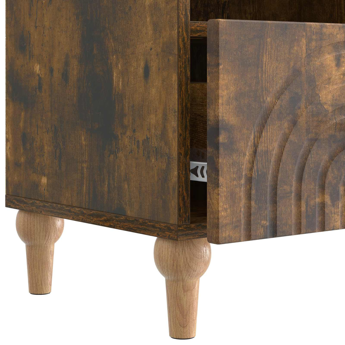 TV-Schränk 102 x 34,5 x 50 cm Räuchereiche Holzwerkstoff