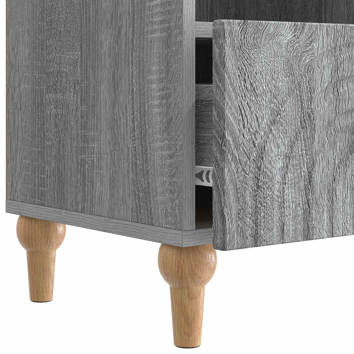 TV-Schränk 102 x 34,5 x 50 cm Sonoma-Grau Holzwerkstoff