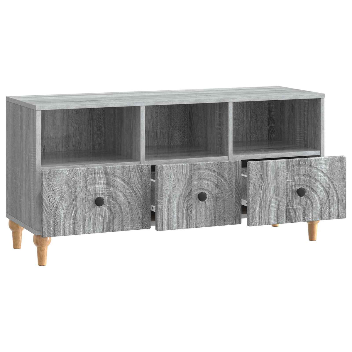 TV-Schränk 102 x 34,5 x 50 cm Sonoma-Grau Holzwerkstoff