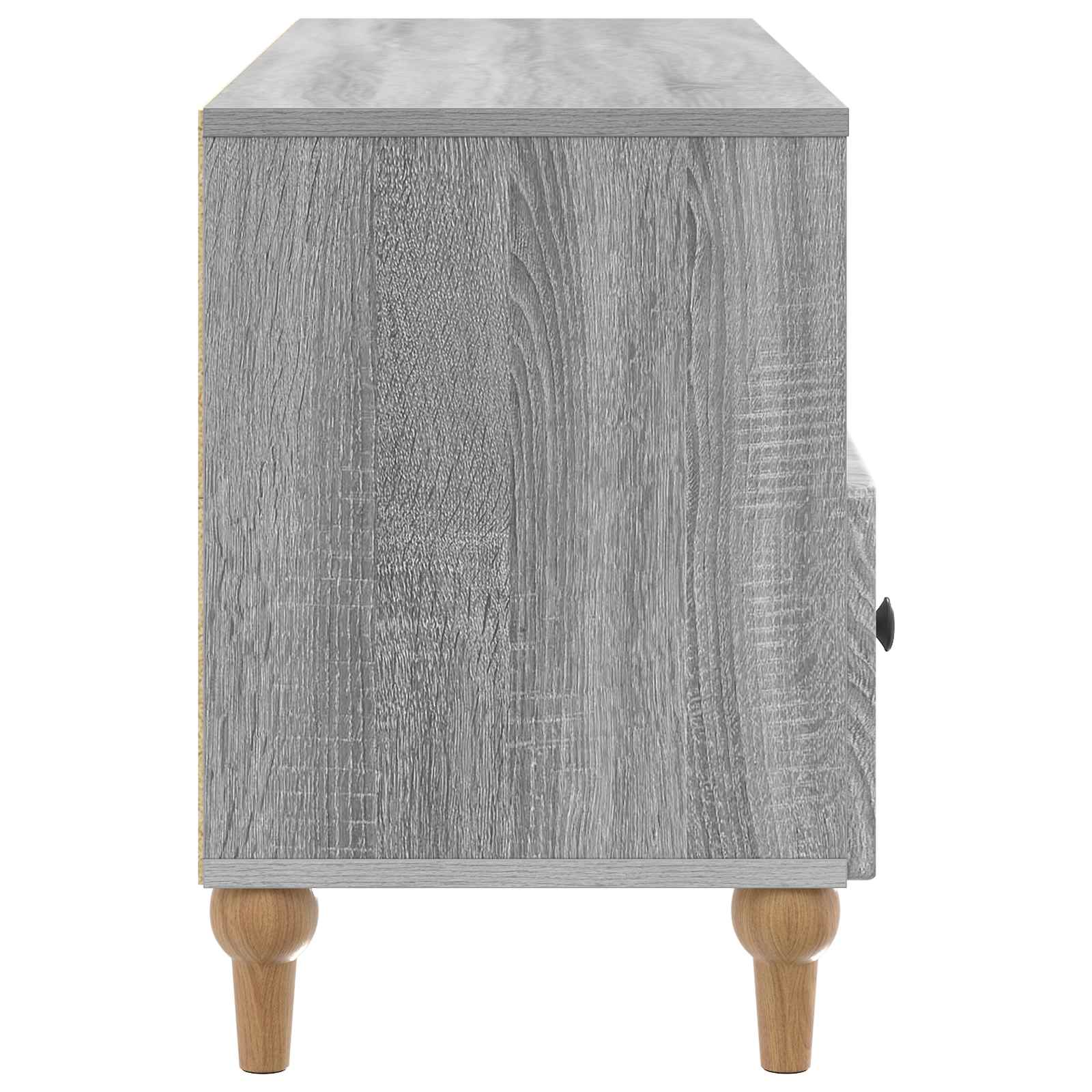 TV-Schränk 102 x 34,5 x 50 cm Sonoma-Grau Holzwerkstoff